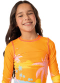 Maaji Sunlit Palms Odyssey Girls Rashguard Set