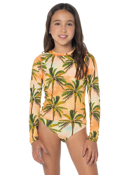  Foto de Wild Coast Odyssey Girls Rashguard Set by Maaji - Vestidos De Baño Para Niñas - Niñas