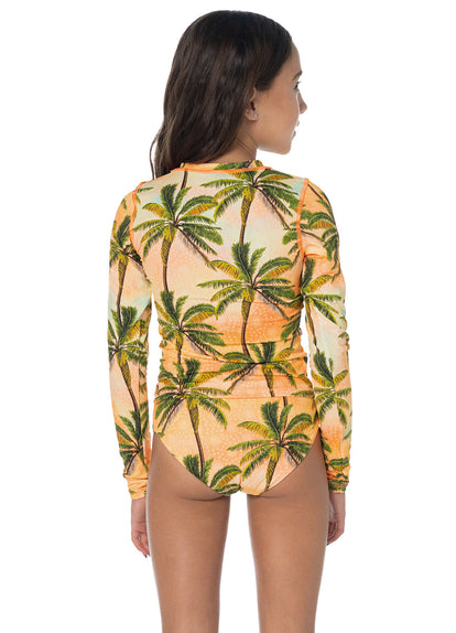  Foto de Wild Coast Odyssey Girls Rashguard Set by Maaji - Vestidos De Baño Para Niñas - Niñas