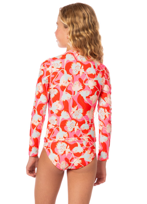 Hover image -  Foto de Floral Rush Odyssey Girls Rashguard Set by Maaji - Vestidos De Baño Para Niñas - Niñas