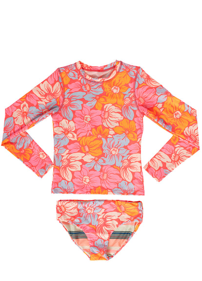 Thumbnail - Foto de Flower Scape Odyssey Girls Rashguard Set by Maaji - Vestidos De Baño Para Niñas - Niñas - 1