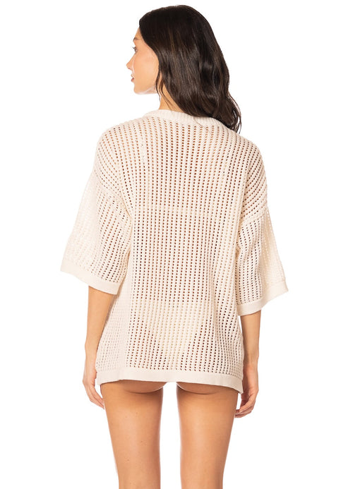 Hover image -  Foto de Coconut Milk Celie T-Shirt by Maaji - Camisas - Ropa de Playa