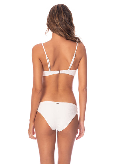 Thumbnail - Maaji Zebra Frost Flirt Low Rise Thin Side Bikini Bottom - 1