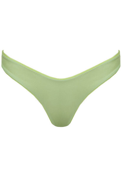 Thumbnail - Maaji Lemonade Green Splendour Regular Rise Thin Side Bikini Bottom - 7