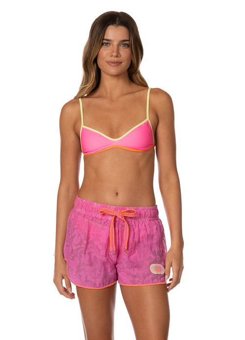 Main image -  Foto de Fuchsia Flower Ryto Shorts by Maaji - Shorts - Ropa de Playa