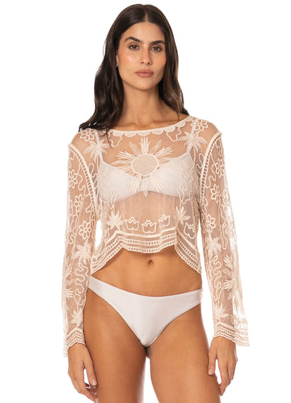  Foto de Sunroot Suneny Beachwear Crop Top by Maaji - Ropa de Playa