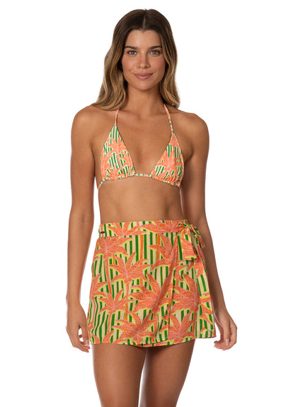 Thumbnail - Foto de Blooming Stripes Oceane Short Skirt by Maaji - Faldas - Ropa de Playa - 1