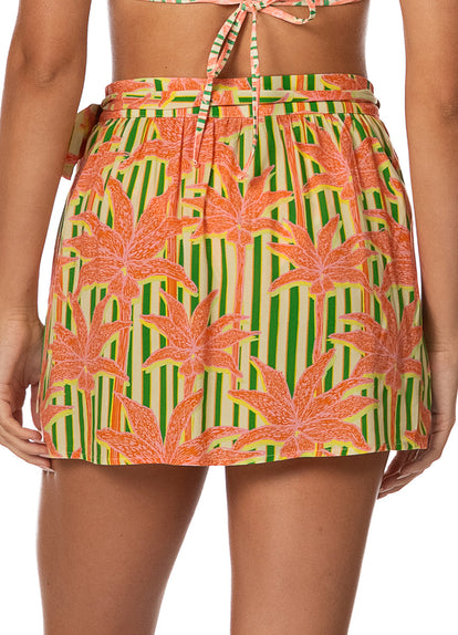 Thumbnail - Foto de Blooming Stripes Oceane Short Skirt by Maaji - Faldas - Ropa de Playa - 3