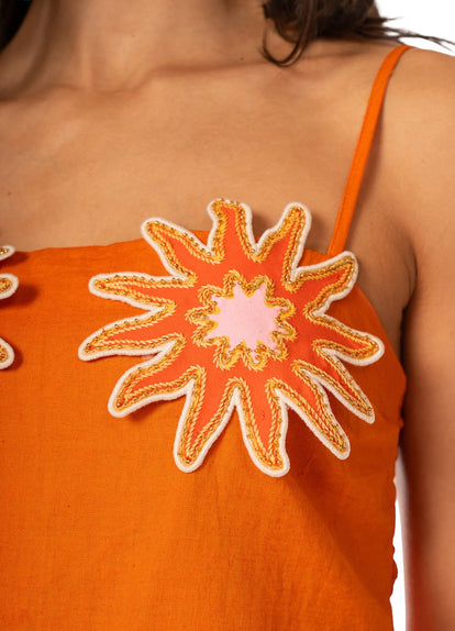 Thumbnail - Foto de Orange Rosani Short Dress by Maaji - Vestidos - Ropa de Playa - 2