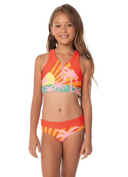 Foto de Jungle Sway Poppy Girls Bikini Set by Maaji - Vestidos De Baño Para Niñas - Niñas
