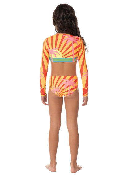  Foto de Jungle Sway Brissa Girls Rashguard Set by Maaji - Vestidos De Baño Para Niñas - Niñas