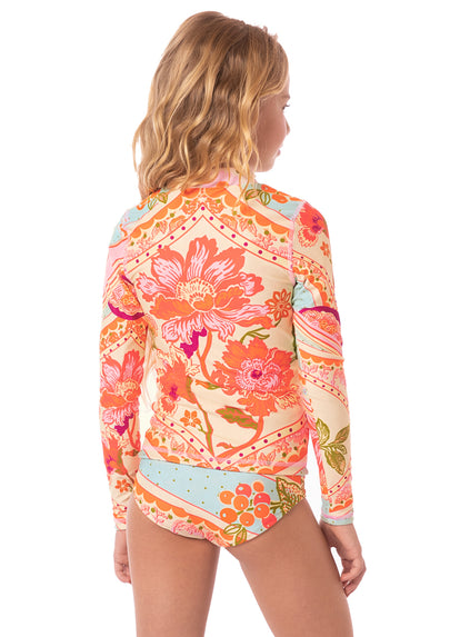  Maaji Floral Groove Cherish Girls Rashguard Set