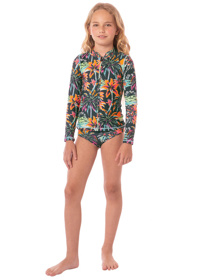 Thumbnail - Maaji  Funky Fiesta Cherish Girls Rashguard Set - 4