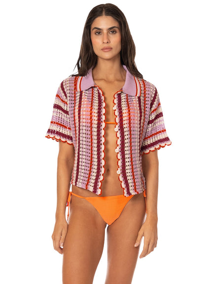  Foto de Mystic Stripe Rialta Shirt by Maaji - Camisas - Ropa de Playa