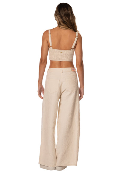  Foto de Ivory Emboss Fira Crop Top by Maaji - Ropa de Playa