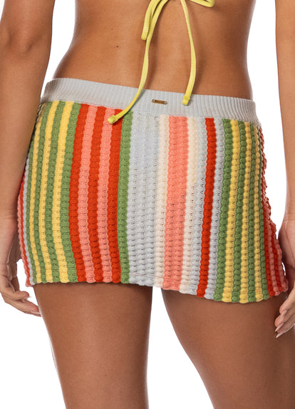 Thumbnail - Foto de Deep Sea Lines Aluna Short Skirt by Maaji - Faldas - Ropa de Playa - 3