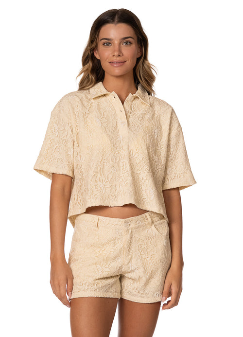 Main image -  Foto de White Petal Solina Shirt by Maaji - Camisas - Ropa de Playa