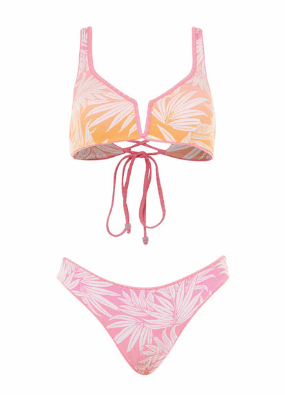  Maaji Sea Pink Victoria V Wire Bralette Bikini Top
