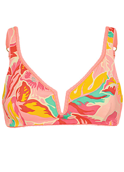 Thumbnail - Maaji Blush Cora Victoria V Wire Bralette Bikini Top - 13