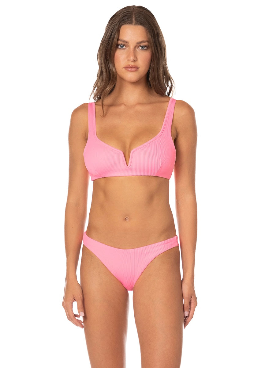 Foto de Rose Mirage Victoria V Wire Bralette Bikini Top by Maaji - Tops - Vestidos de Baño