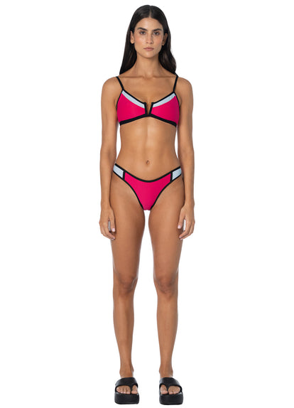  Foto de Electric Rose Vittoria V Wire Bralette Bikini Top by Maaji - Tops - Vestidos de Baño