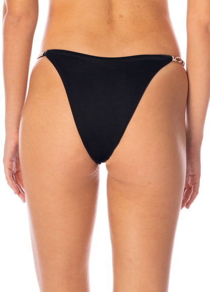 Thumbnail - Maaji Midnight Ash Micro Midi Regular Rise Single Strap Bikini Bottom - 4