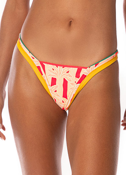 Thumbnail - Maaji Flame Coral Trinity Regular Rise V Front Bikini Bottom - 7