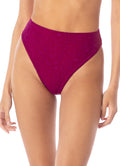 Maaji Bom Bom Pink Sully High Rise Classic Bikini Bottom