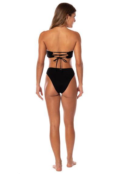  Maaji Midnigh Palm Sully High Rise Classic Bikini Bottom