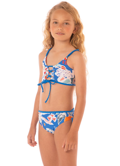 Thumbnail - Maaji Tropical Bliss Sunflower Bikini Set Girls - 7