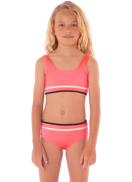 Main image -  Maaji Cerise Retro Bikini Set Girls