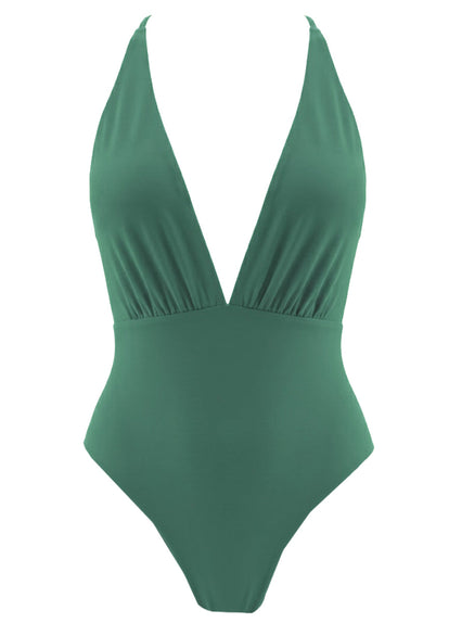 Thumbnail - Foto de Eucalyptus Green Safri Plunge One Piece by Maaji - Enteros - Vestidos de Baño - 6