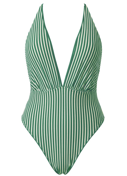 Thumbnail - Foto de Eucalyptus Green Safri Plunge One Piece by Maaji - Enteros - Vestidos de Baño - 7
