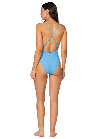  Foto de Stone Blue Safri Plunge One Piece by Maaji - Enteros - Vestidos de Baño
