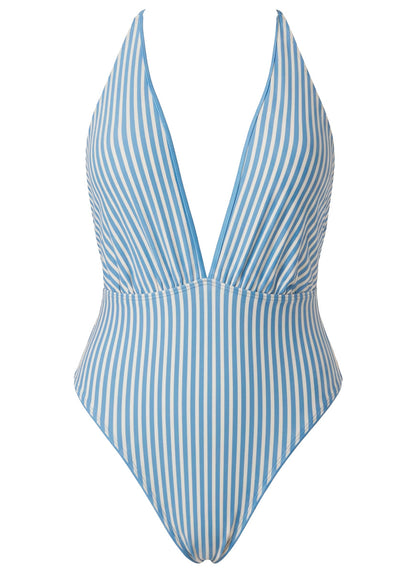  Foto de Stone Blue Safri Plunge One Piece by Maaji - Enteros - Vestidos de Baño