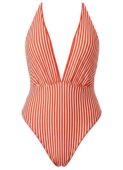  Foto de Red Camelia Safri Plunge One Piece by Maaji - Enteros - Vestidos de Baño