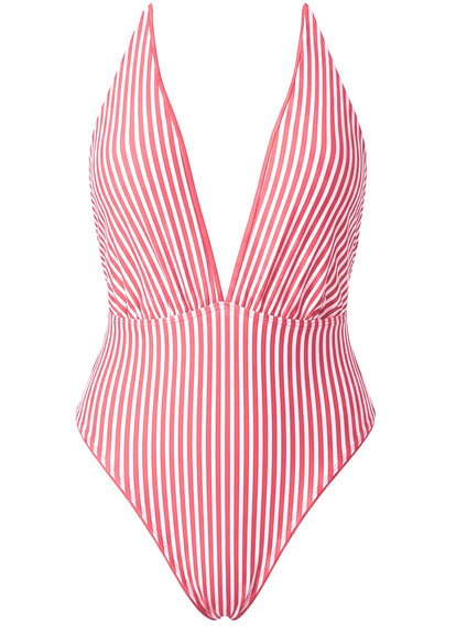 Thumbnail - Foto de Radiant Pink Safri Plunge One Piece by Maaji - Enteros - Vestidos de Baño - 7