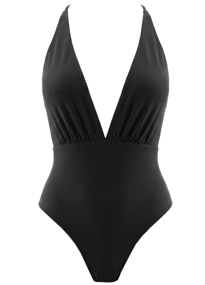 Thumbnail - Foto de Jade Black Safri Plunge One Piece by Maaji - Enteros - Vestidos de Baño - 6