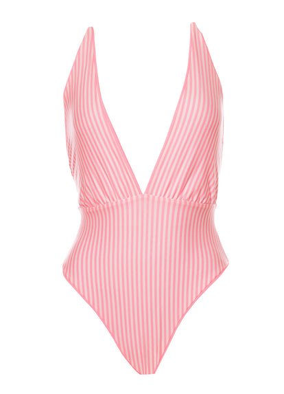 Thumbnail - Foto de Pink Safri Signature Cut Plunge One Piece by Maaji - Enteros - Vestidos de Baño - 7