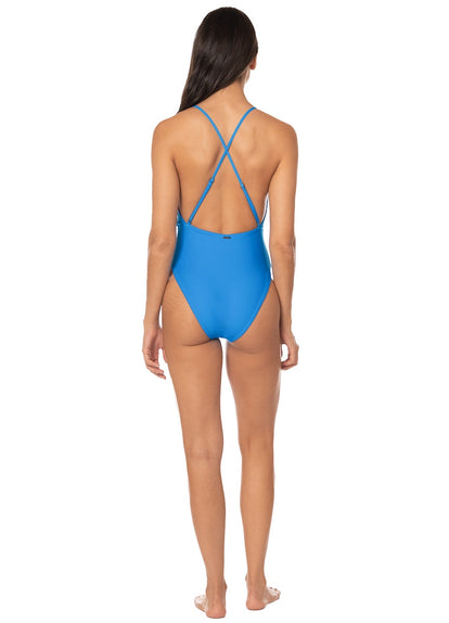 Thumbnail - Foto de Blue Safri Signature Cut Plunge One Piece by Maaji - Enteros - Vestidos de Baño - 5