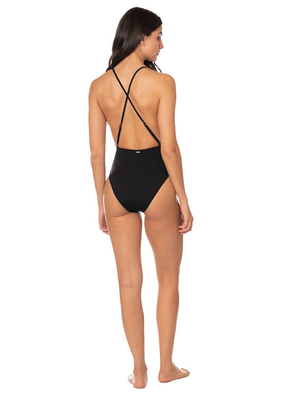 Thumbnail - Foto de Jade Black Safri Signature Cut Plunge One Piece by Maaji - Enteros - Vestidos de Baño - 5