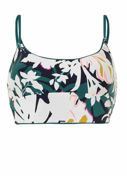  Maaji Brunswick Green Dinna Sporty Bralette Bikini Top