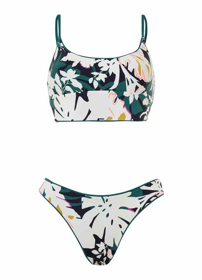  Maaji Brunswick Green Dinna Sporty Bralette Bikini Top