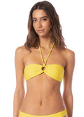 Maaji Lemon Margarita Jill Ring Bandeau Bikini Top