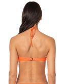 Maaji Orange Jill Ring Bandeau Bikini Top