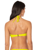 Maaji Yellow Jill Ring Bandeau Bikini Top
