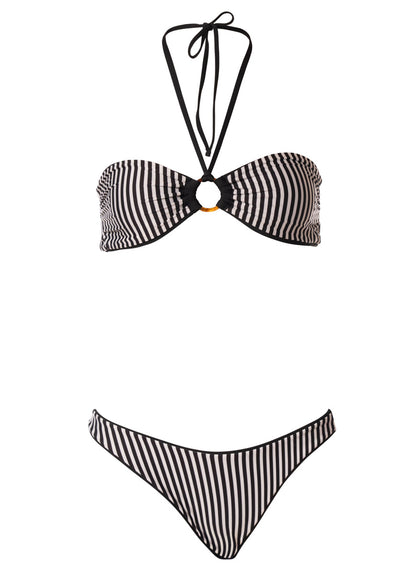 Thumbnail - Foto de Black Jill Ring Bandeau Bikini Top by Maaji - Tops - Vestidos de Baño - 7