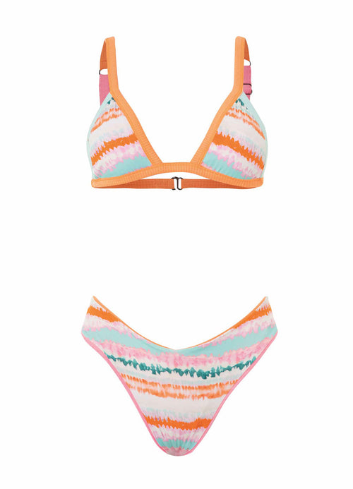 Hover image -  Maaji Sea Pink Sierra Fixed Triangle Bikini Top