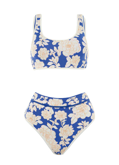  Maaji Lapis Blue Jilly Sporty Bralette Bikini Top