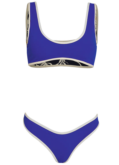 Thumbnail - Maaji Cobalt Blue Jilly Sporty Bralette Bikini Top - 12